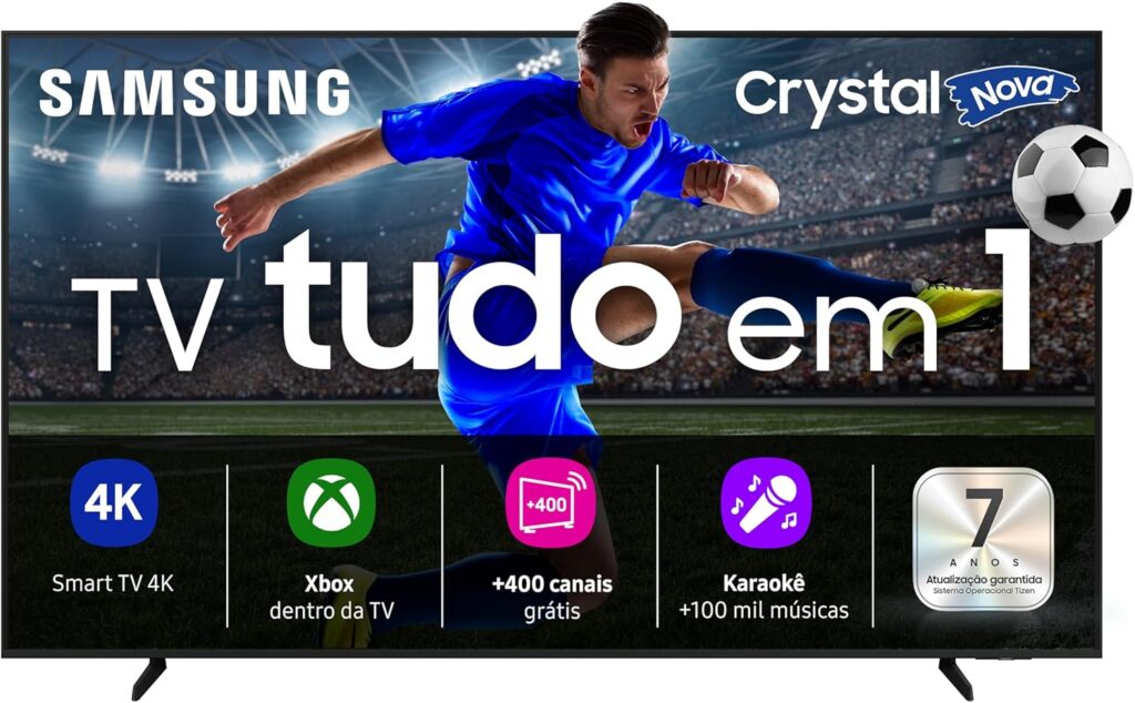 Samsung Smart TV 43 Crystal UHD 4K U8100F 2025